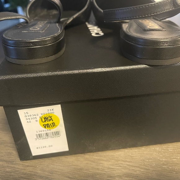 Authentic Chanel Camellia Slingbacks 42B - Picture 6 of 7